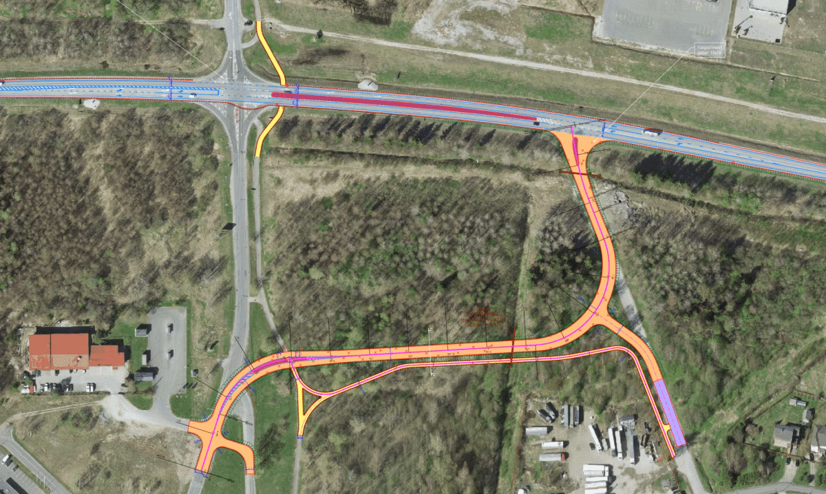 Eskiisprojekt - Uikala nihutatud harudega ristmik. Säästulahendus. Viavelo 2025.